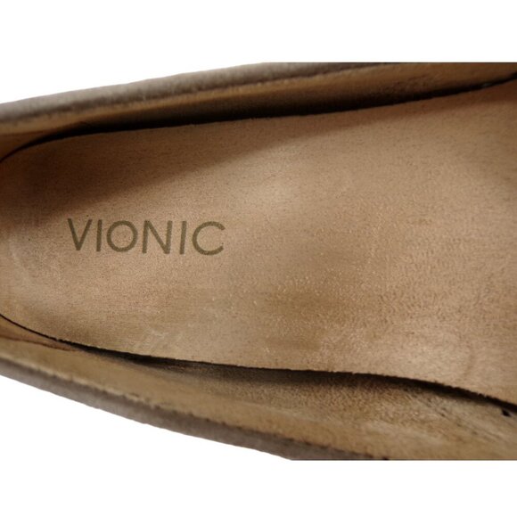 Vionic Gem Posey Taupe Perforated Suede Flats Size 6.5 #1313 - Picture 8 of 8